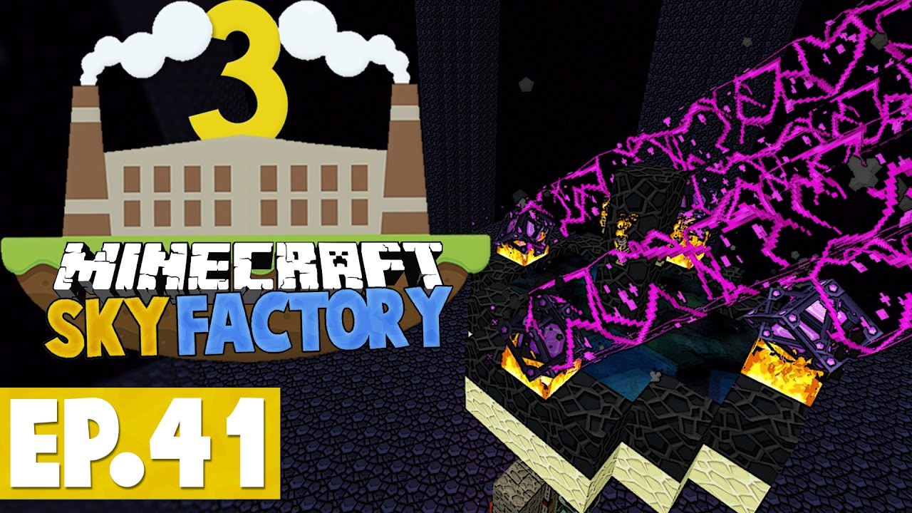 Minecraft Sky Factory 3 Ender Theft! 41 [Modded Skyblock] YouTube