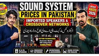 Best Sound System Prices in Pakistan | Imported DJ Speakers, Crossovers &amp; Mic Shop Rawalpindi