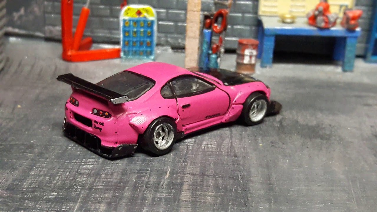 Custom Hotwheels Toyota Supra - YouTube.