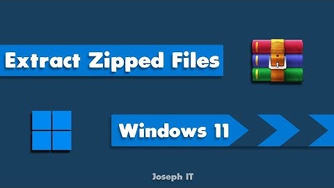 How to Extract Zipped and Rar Files in Windows 11