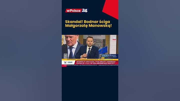 Skandal! Bodnar ściga Małgorzatę Manowską!