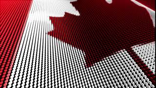3D Animated Flag Of Canada Copyright Free Motion Graphics Background,4K,Abstract,No Copyright Motion