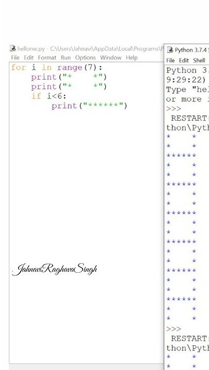 Ladder in Python #python #pythonprogramming #programming # ...
