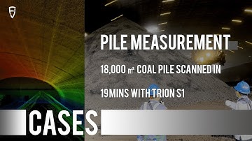FJD Trion S1 | 18,000㎡ Coal Pile Scanned in 19mins