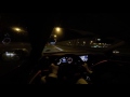 The co-drivers view: Mercedes Benz E220d at night