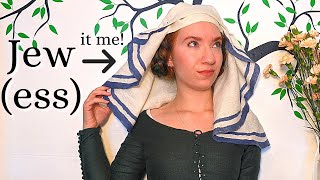 What did medieval Jews wear? 13th and 14th Century Hair and Veil tutorial