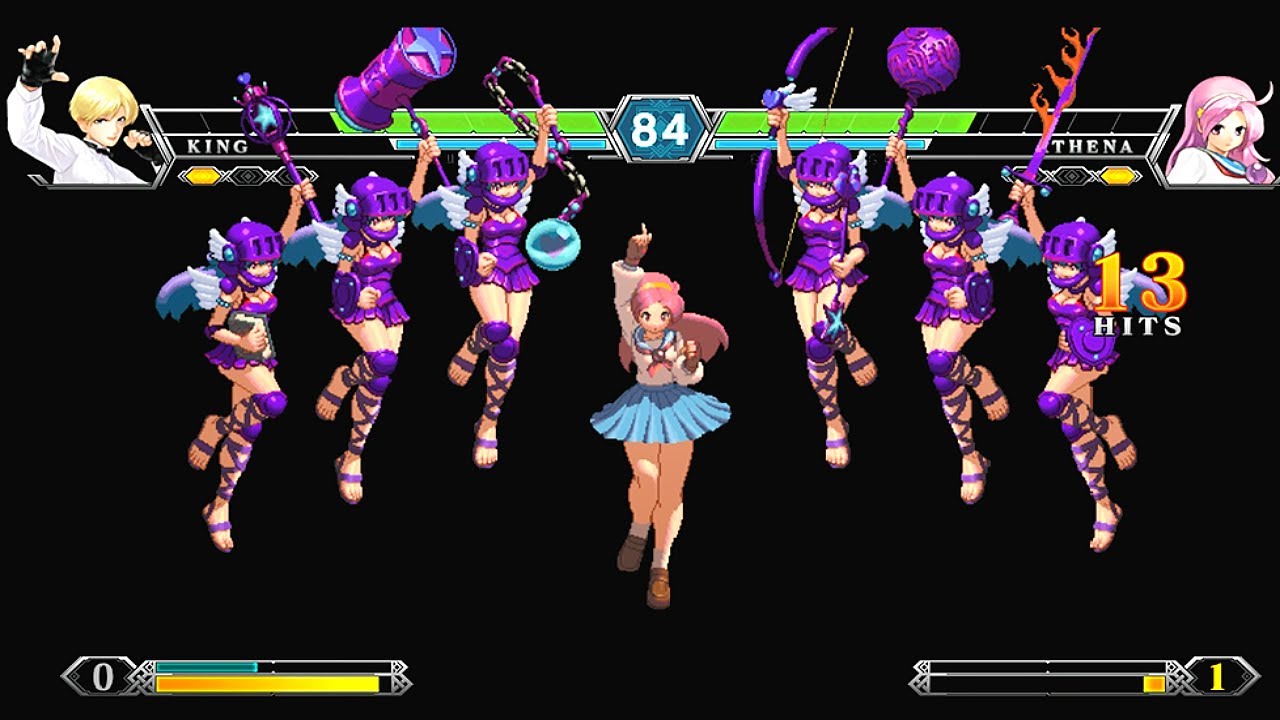 Athena Asamiya VS King | KOF13 Global Match