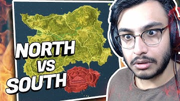 NORTH vs SOUTH ERANGEL (50v50) ADVANCED CUSTOM ROOM | PUBG MOBILE HIGHLIGHTS | RAWKNEE
