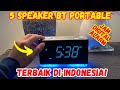 5 JAM SPEAKER Bluetooth PORTABLE Terbaik!  ALARM DIGITAL!