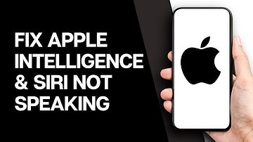 How to FIX Apple Intelligence & Siri Not Speaking Out
