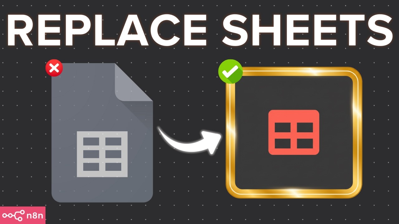 n8n Data Tables vs Google Sheets speed comparison