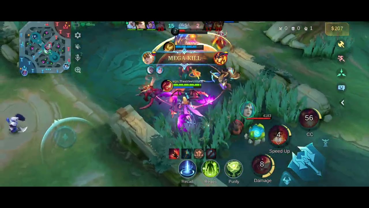 MLBB Another match playing with Carmilia. NO DEATHS