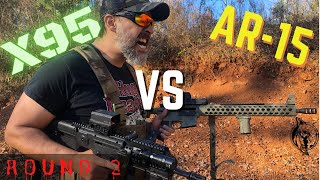 IWI TAVOR X95 VS AR15 - ROUND TWO - "TRANSITIONS" | X95 PERFORMANCE REVIEW SERIES