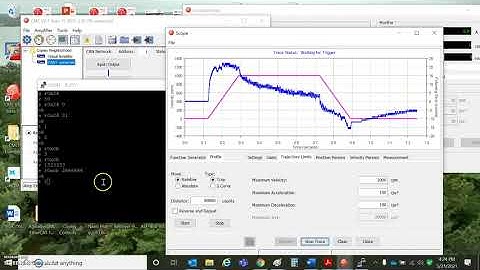 PuTTY RS232 ASCII command line Interface using Copley SER-USB-RJ11