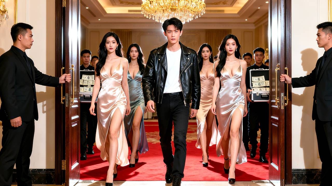 暗夜神王隱藏身分歸來被四個美女包圍，給他一切幫助他建立商業帝國，轉身成為超級大佬！YHDJ#男頻短劇 #窮小子 #逆襲 #美女 #drama #hot