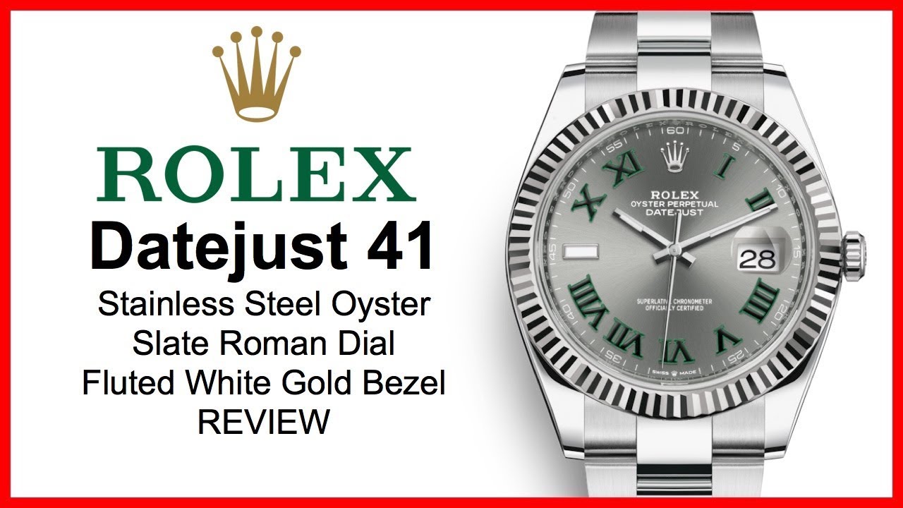 rolex datejust 41 roman