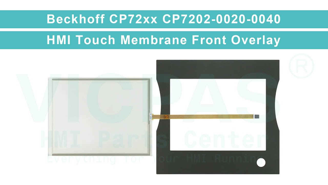 CP7202-0020-0040 Beckhoff CP72xx Touch Panel Protective Film Replacement