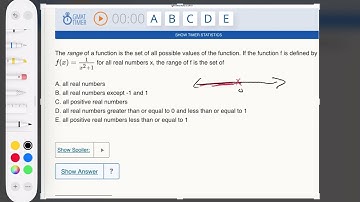 The range of a function is the set of all possible values of the function. If the function f is...