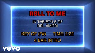 Video thumbnail of "Del Amitri - Roll To Me (Karaoke)"