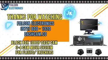 FalconEye 2nd Gen MDVR 3-4 Cam Black Box System Overview