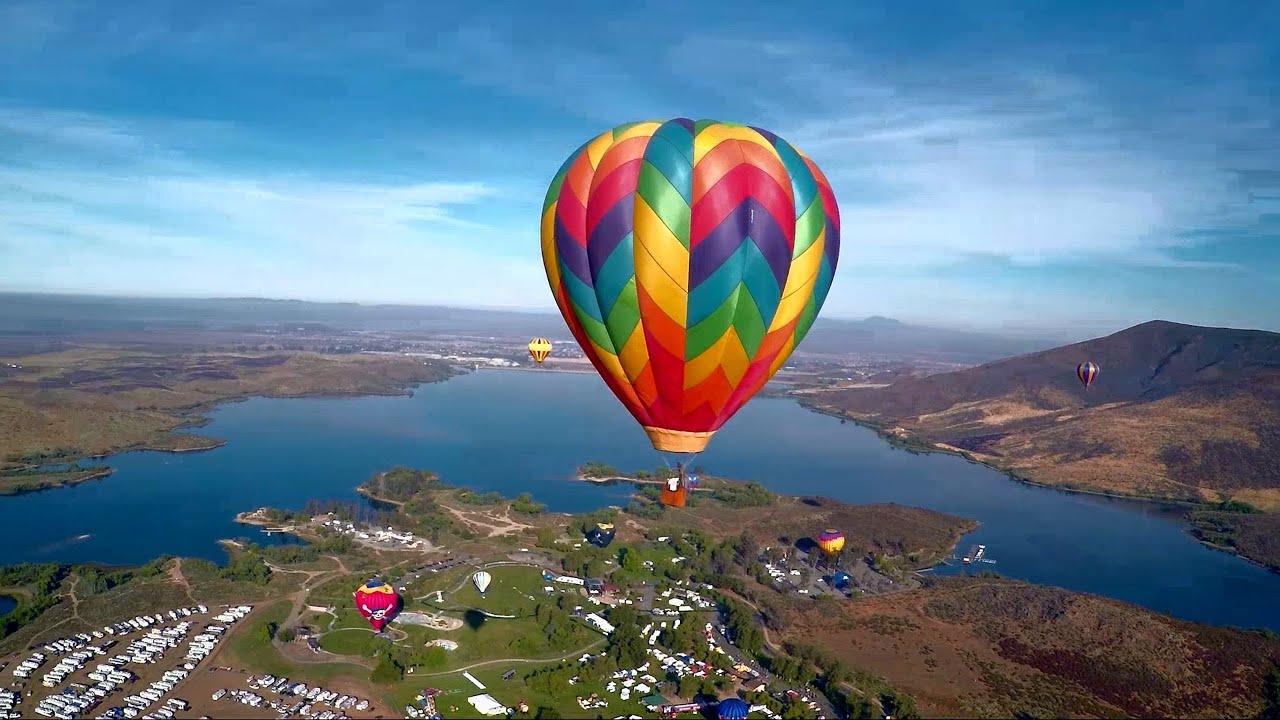 Temecula Valley Balloon & Wine Festival 2015 (Aerial Views) YouTube
