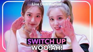 woo!ah! - Switch Up (Line Distribution)