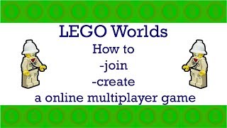 LEGO Worlds How to join or create a online multiplayer game [PC]