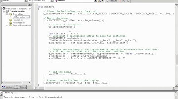 Programming DirectX 9.0c Applications - 4.1 - 9 Squares Example [TutorialGenius.com]