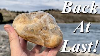 Back at Last! First Post Runoff River Rock hunt Leads to Gorgeous Agates, Petrified Wood, & More!