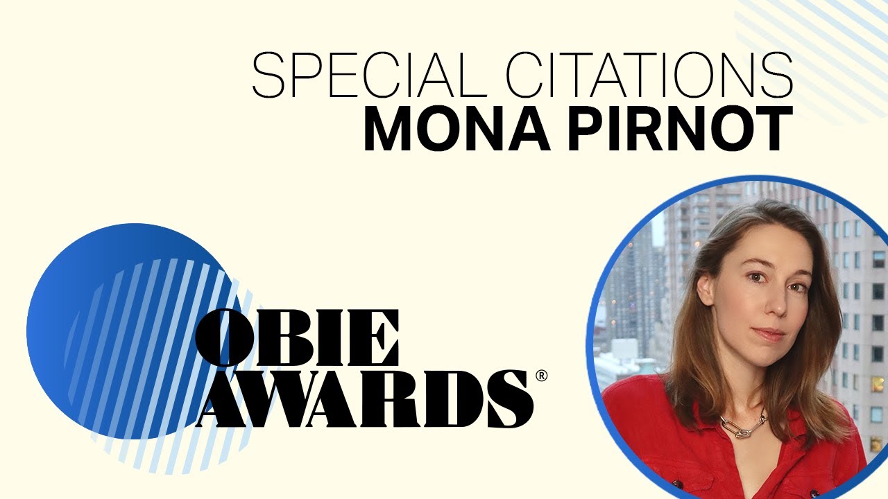 69-я церемония вручения премии Obie: речь Моны Пирно при получении премии.