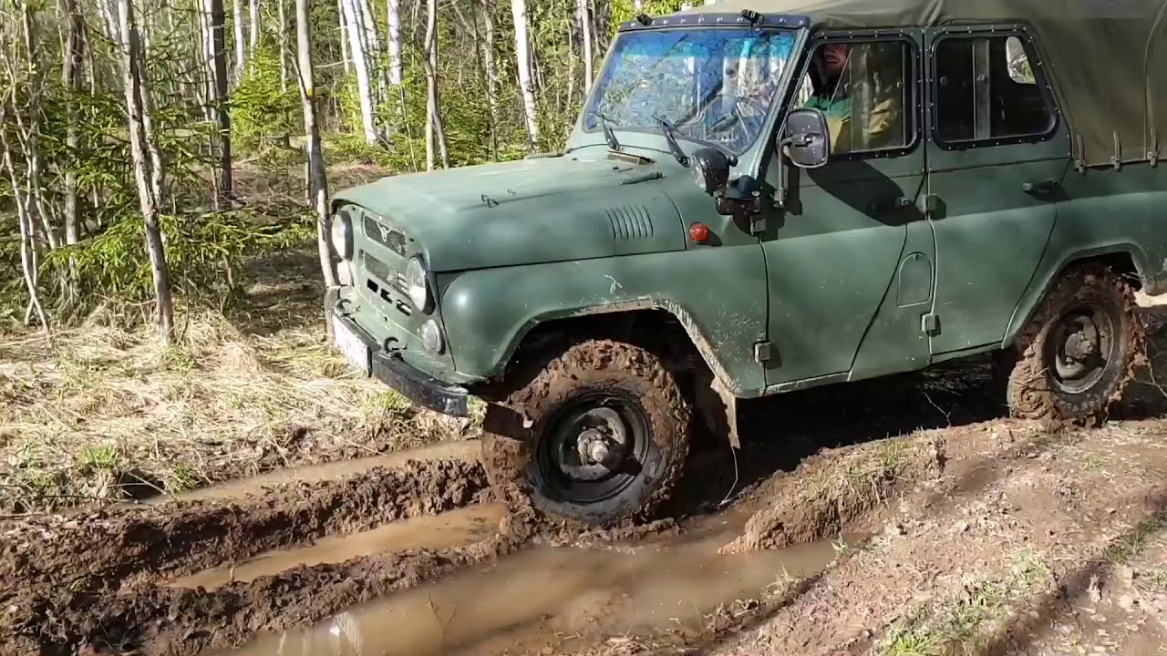 Вездеход на мостах уаз