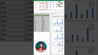 Excel Chart Insert Trick – Easy & Fast #excel #excelshortcuts #learnexcel