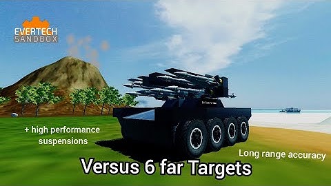 Long Range Accurate Missile Launcher In Evertech Sandbox