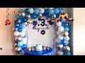 DIY Car Theme Birthday Decoration | Car Theme Birthday Decoration for toddler | DIY Decoration Ideas