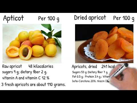 Video: Dried Apricots - Properties, Calorie Content, Benefits, Nutritional Value, Vitamins