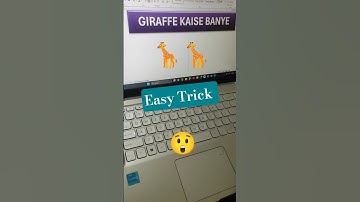 Giraffe 🦒 Shortcut Trick Ms Word #shorts #shortcutkeys #msword #viral #computer