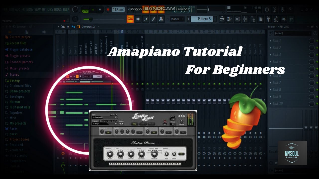 Amapiano Beginner Tutorial in Fl Studio Simple