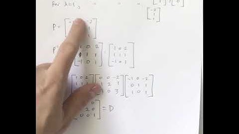 Linear Algebra - 5.2 Finding a diagonal matrix similar to a given matrix