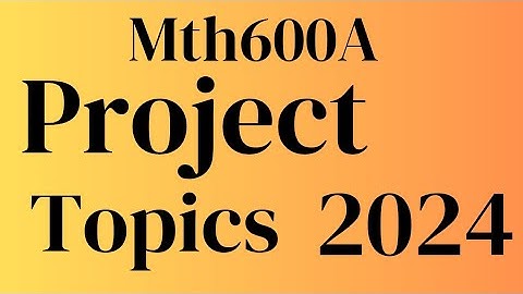 MTH600A math Project topics|Final Mathematics Project|Project of the virtual university of Pakistan