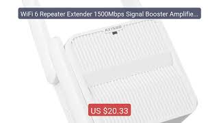 WiFi 6 Repeater Extender 1500Mbps Signal Booster Amplifier Dual Ban... — Top Rated 2026 | Buy Now!