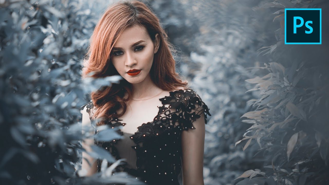 Cinematic Grey Color Grading Adobe Photoshop Tutorial Hindi / Urdu + Action Free