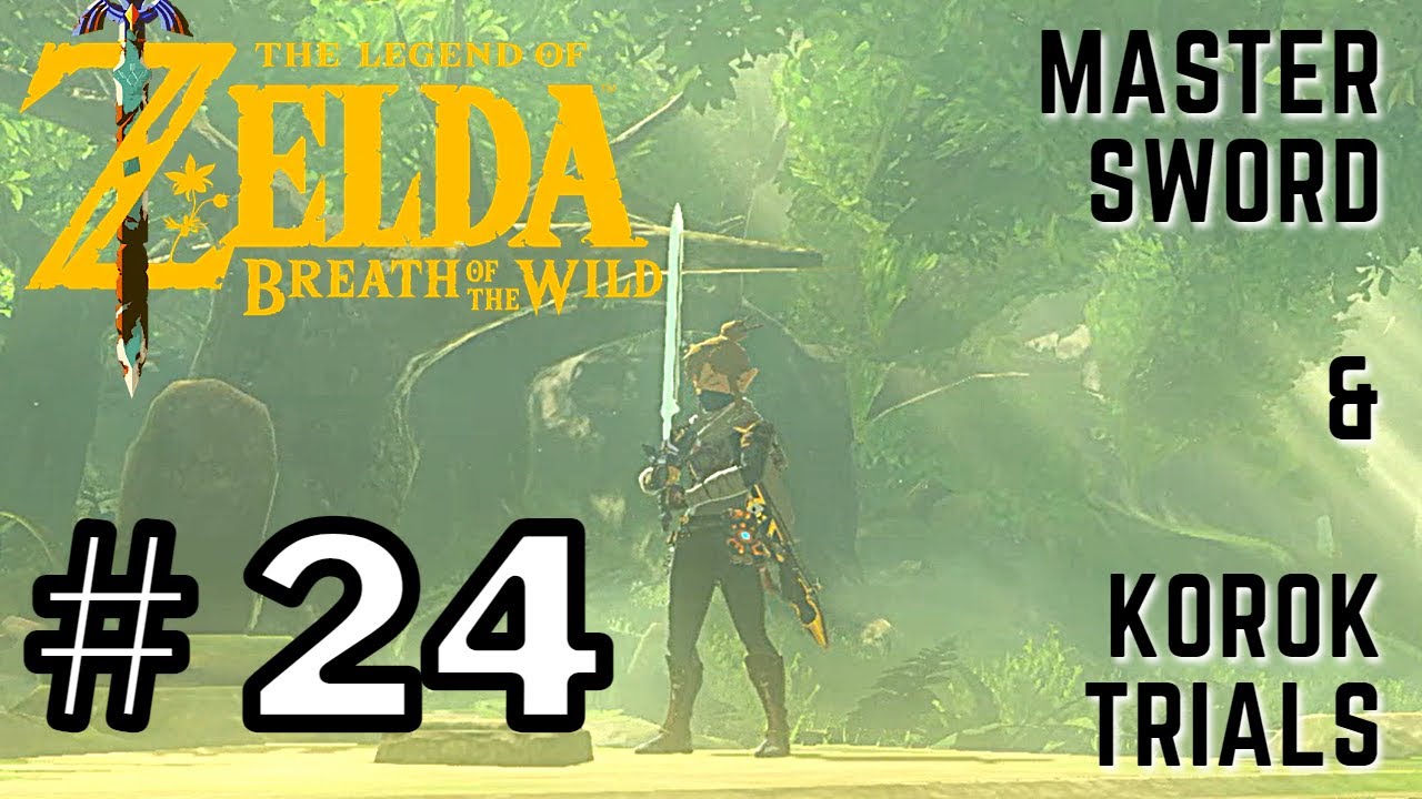 MASTER SWORD & THE KOROK TRIALS -  Breath Of The Wild Meme Walkthrough Gameplay - Part 24