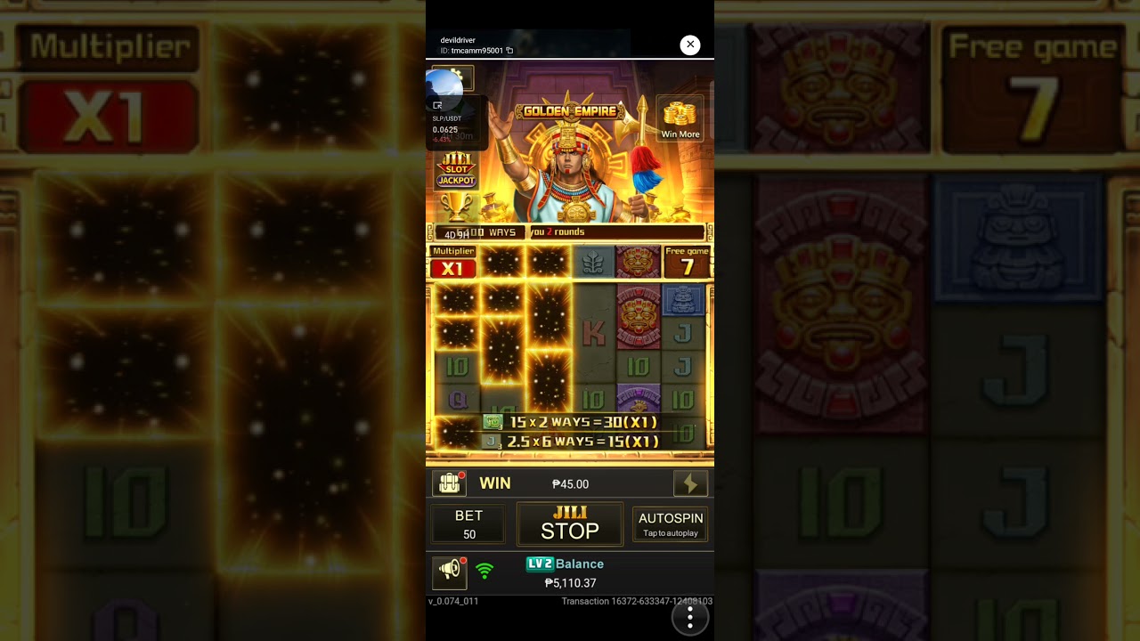 Golden Empire Bet 50 Scatter