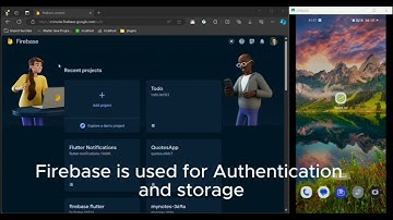 Todo list app using Flutter with Firebase demo video.