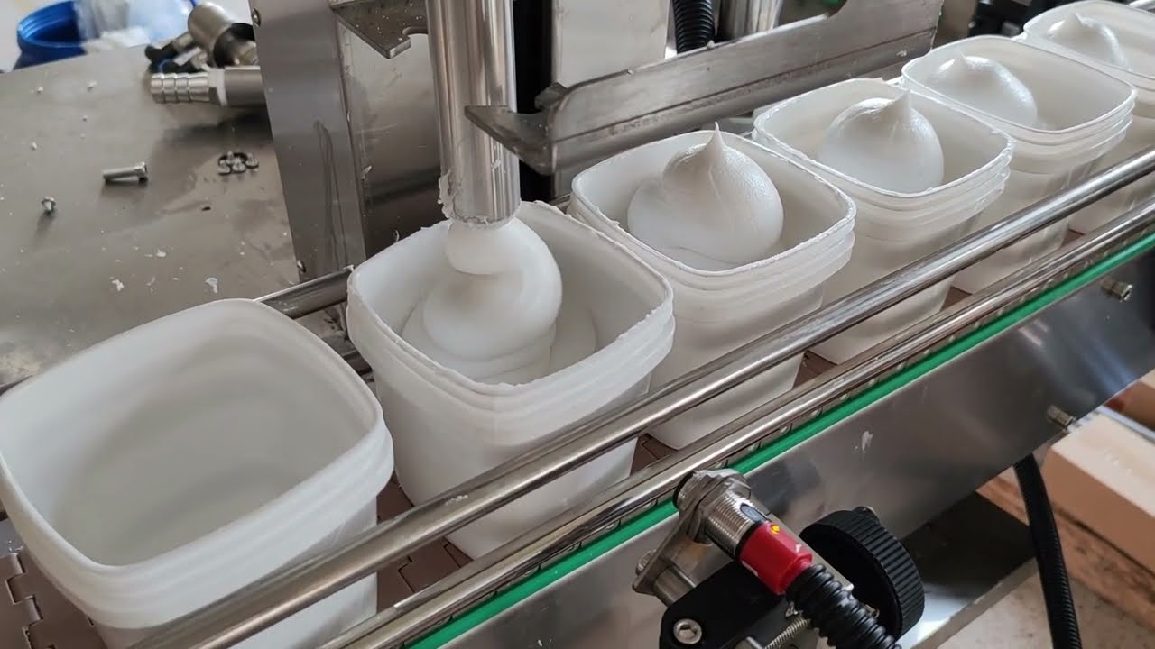 Single head gear pump filling machine Rotor pump filler for cream