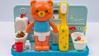 Amazing Bear's Potty Training🚽Satisfying Bathroom Fidget Board Unboxing