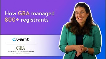 Georgia Bankers Association used Cvent to create organizational efficiency with automated event tech