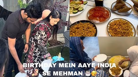 SANA & ZAID Ki BIRTHDAY Party 🎊 INDIA se aye kuch Mehmaan hamare Ghar 🏡 Indian mom in the UK 🇬🇧