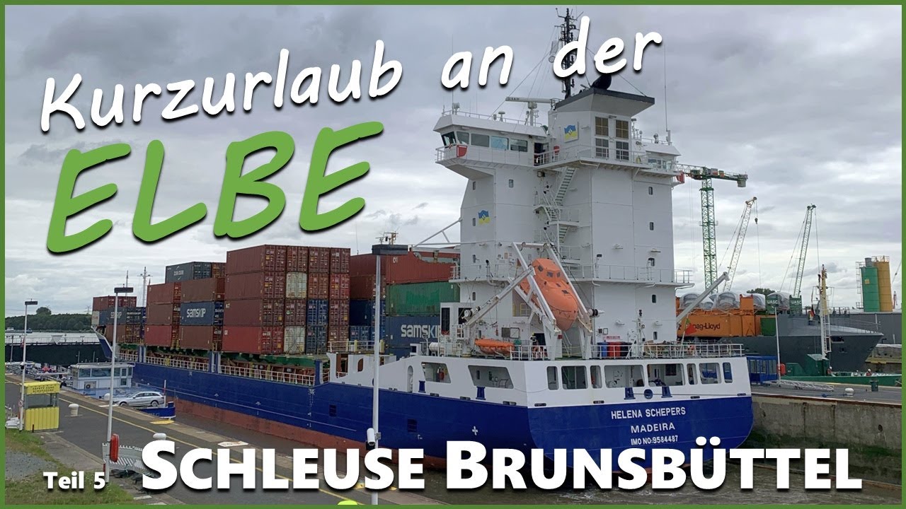 Kurzurlaub an der Elbe (5) - Kanalschleuse Brunsbüttel