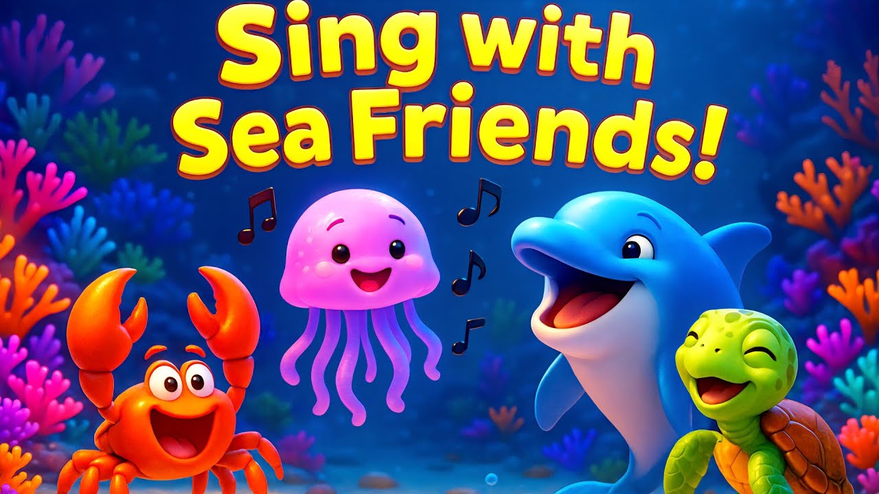 Under the Sea Party Song | Ocean Animals | Dance & Sing | Toddler Happy Kids Songs | Nursery Rhymes